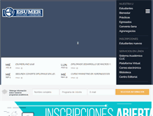 Tablet Screenshot of esumer.edu.co